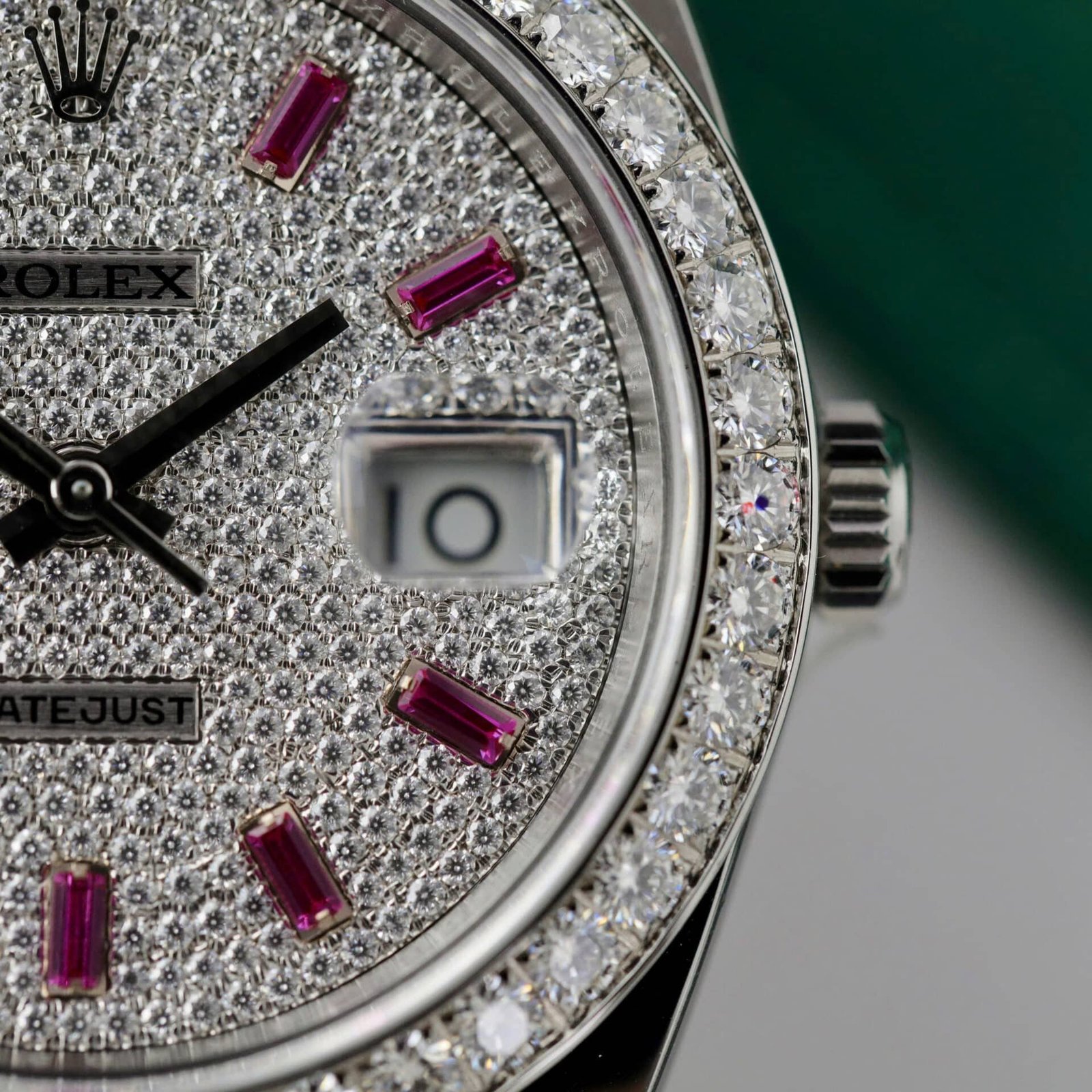 Rolex Datejust Custom Moissanite on Dial & Bezel Best Replica 41mm - 图片 7