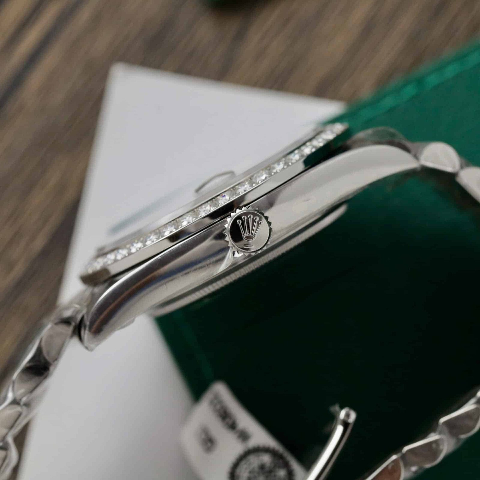 Rolex Datejust Custom Moissanite on Dial & Bezel Best Replica 41mm - 图片 9