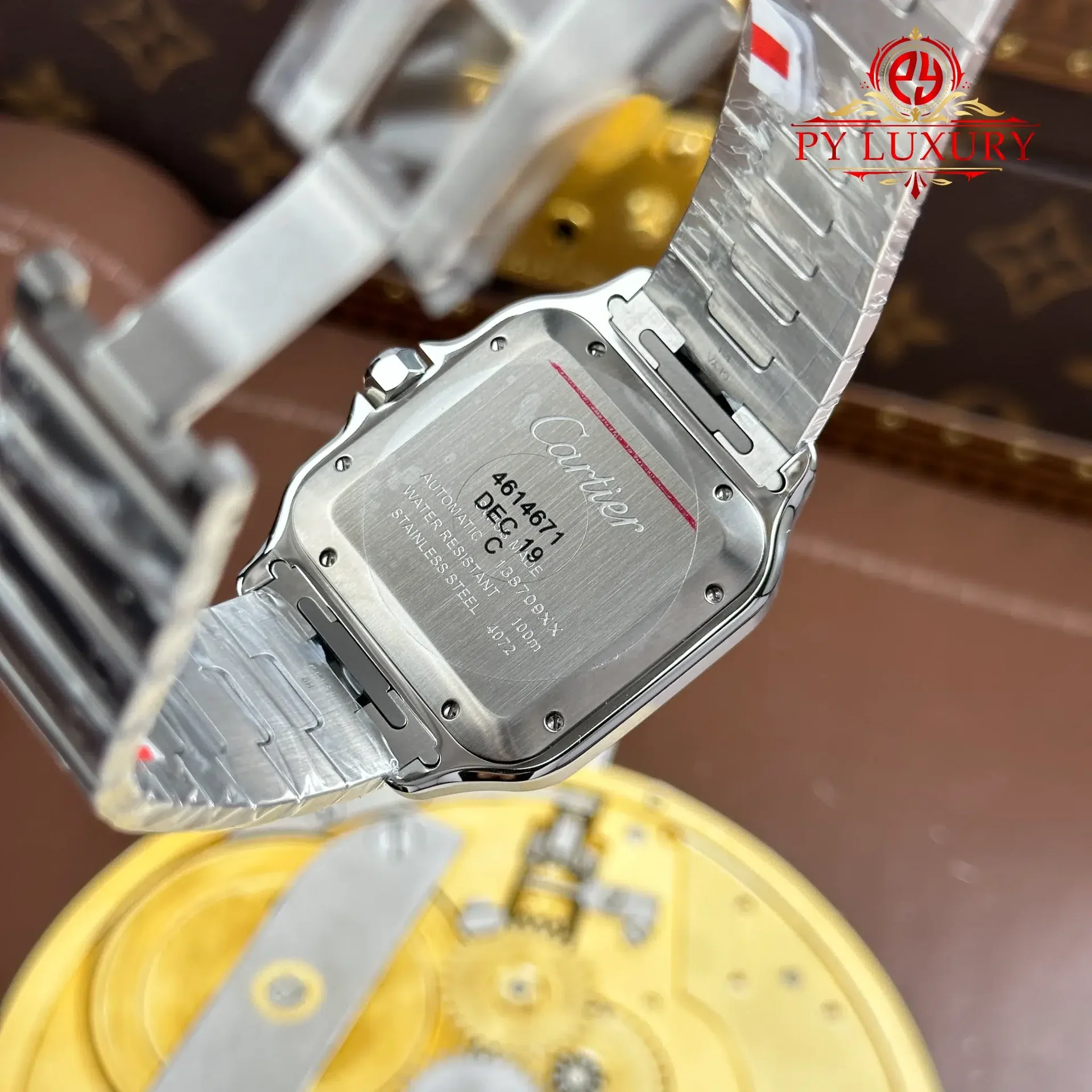 Cartier Santos Large Model White Dial Best Replica BVF 39.8mm - 图片 10
