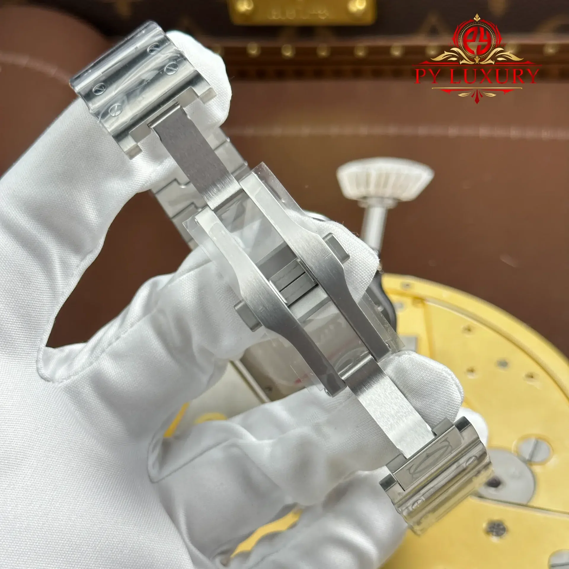 Cartier Santos Large Model White Dial Best Replica BVF 39.8mm - 图片 11