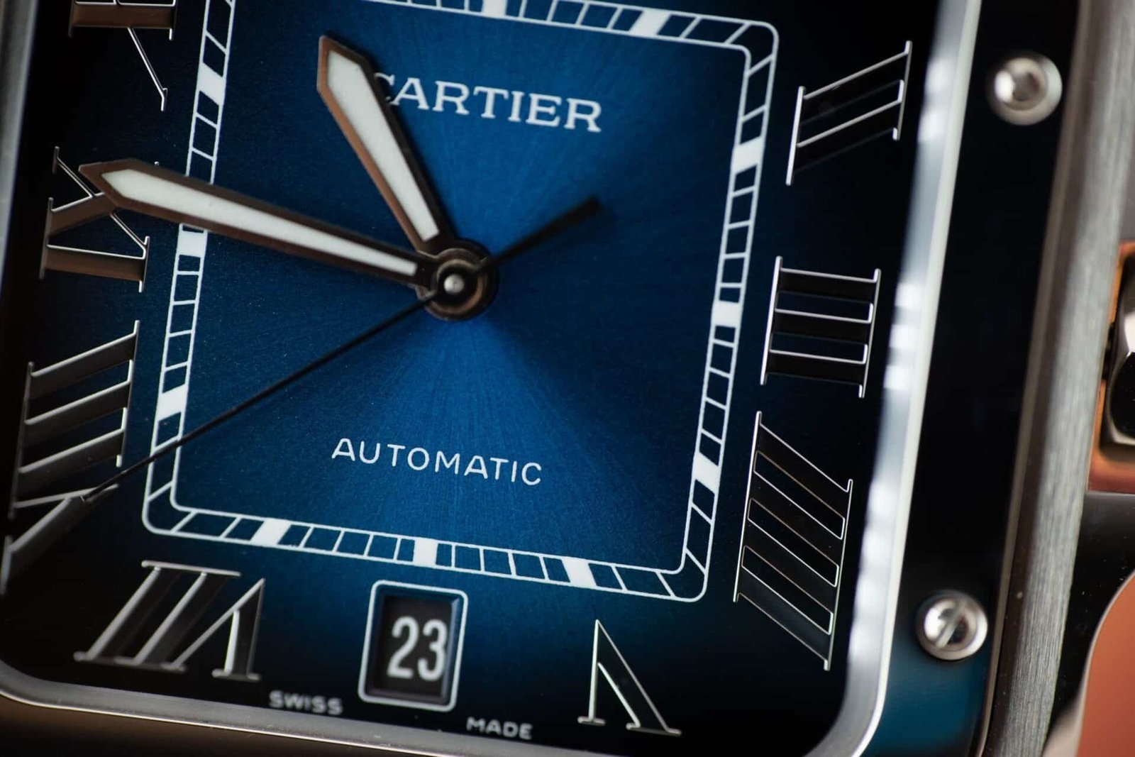 Cartier Santos Blue Dial Large Model Best Replica BVF 39.8mm - 图片 6