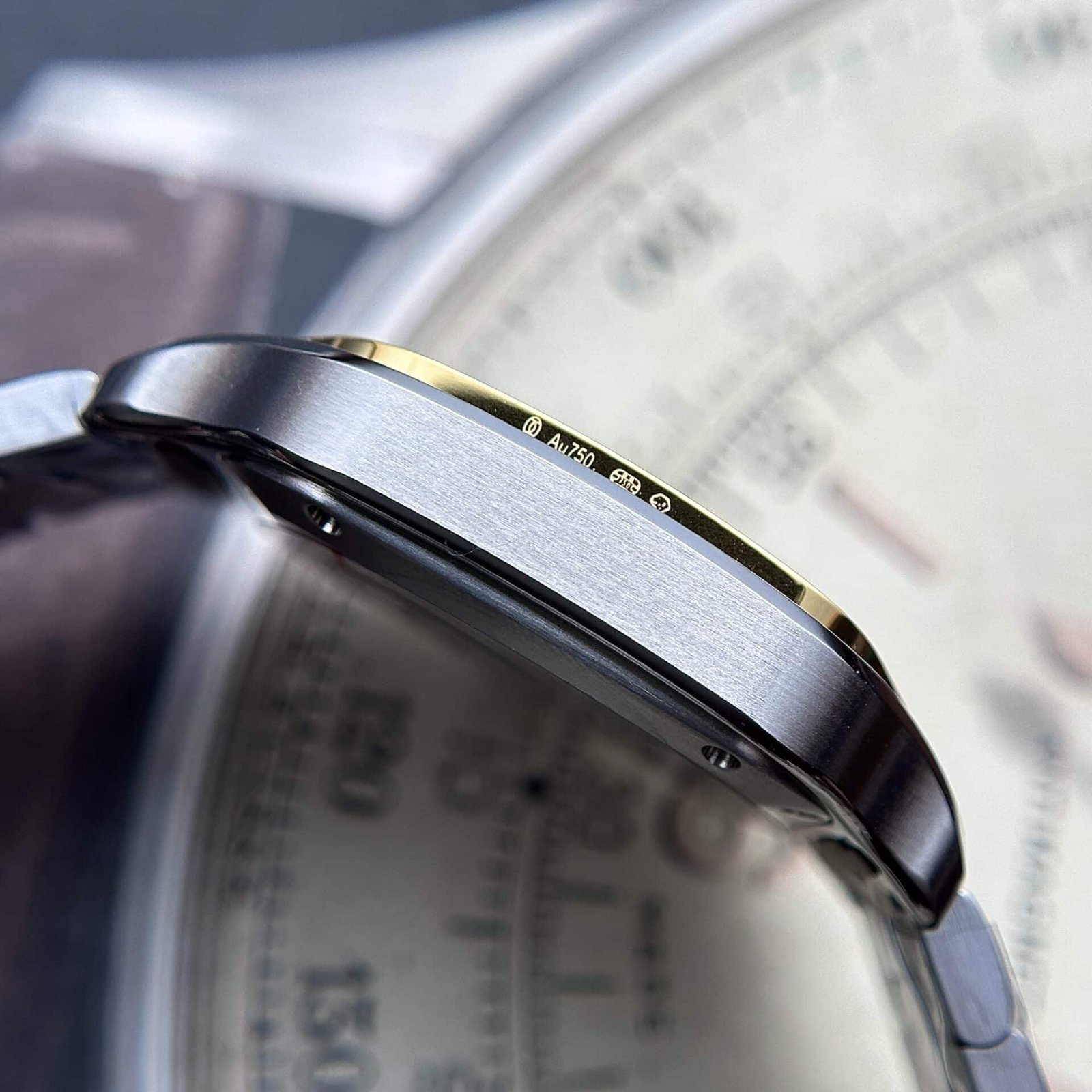 Cartier Santos Two Tone Yellow Gold White Dial Medium Model Best Replica BVF 35.1mm - 图片 6