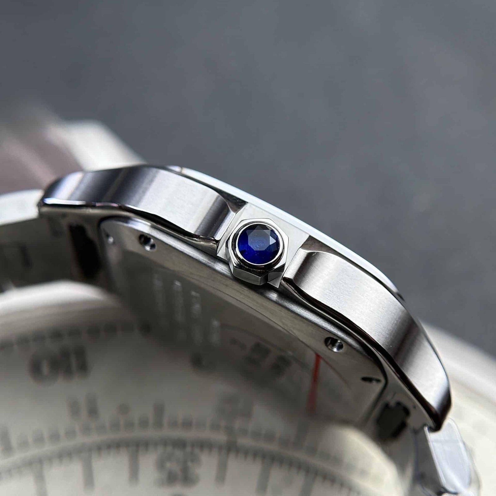 Cartier Santos WSSA0029 White Dial Medium Model Best Replica BVF 35.1mm - 图片 5