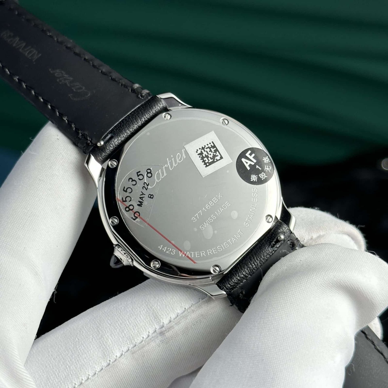 Cartier Ronde Must WSRN0031 White Dial Leather Best Replica AF 36mm - 图片 7