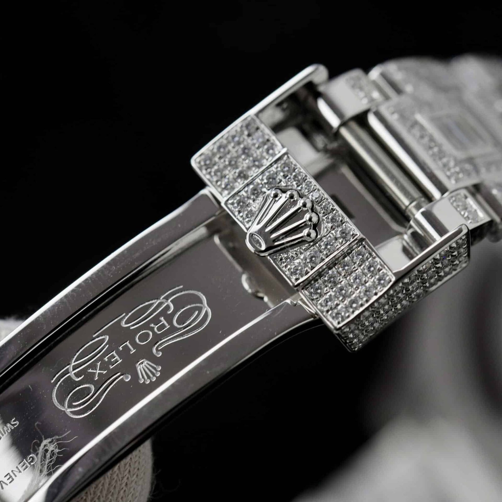 Rolex GMT-Master II 116769TBR Iced Out VVS1 Moissanite Best Replica 40mm - 图片 11