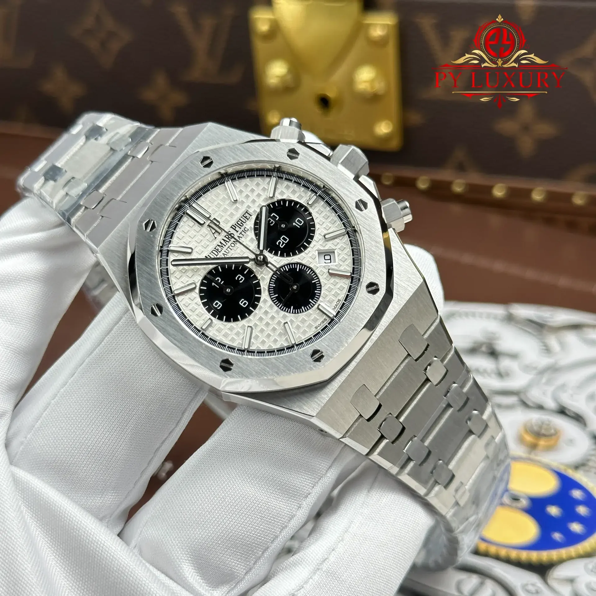 Audemars Piguet Royal Oak Chronograph 26331ST White Dial 1:1 Best Replica APSF 41mm - 图片 2
