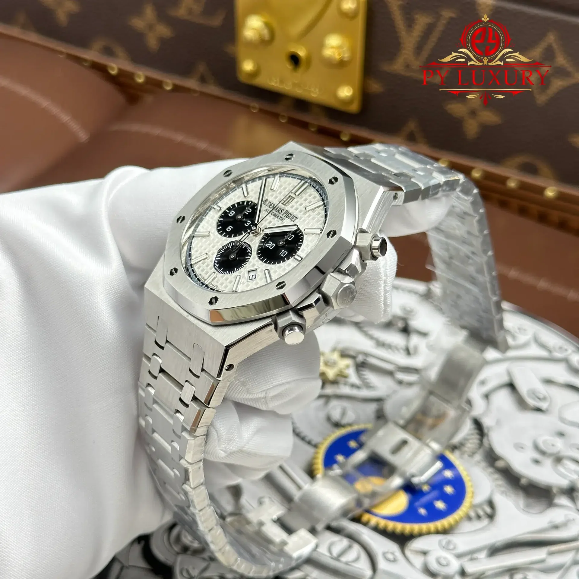 Audemars Piguet Royal Oak Chronograph 26331ST White Dial 1:1 Best Replica APSF 41mm - 图片 3