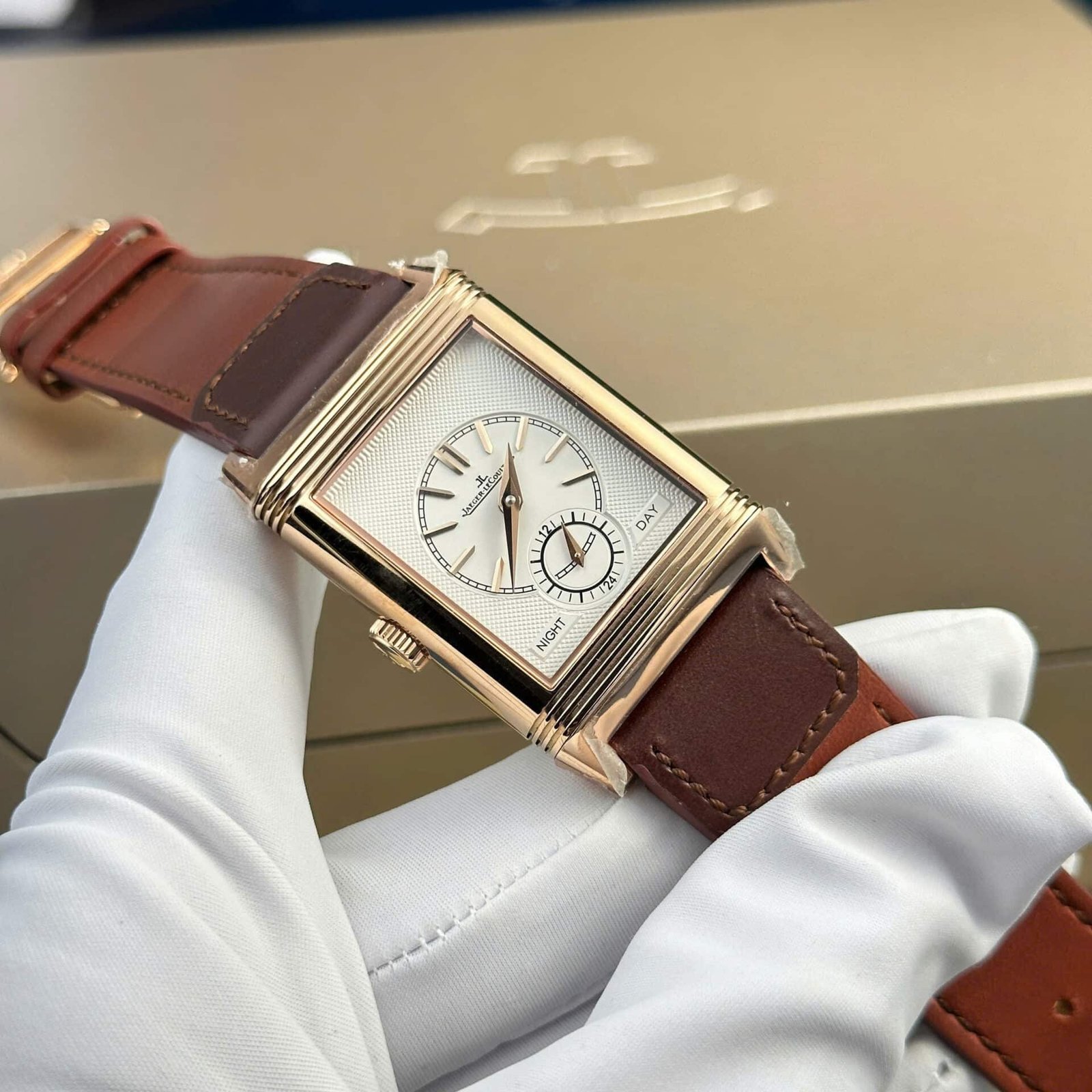 Jaeger-LeCoultre Reverso Tribute Duoface Rose Gold Q396245J Best Replica MGF 47×28.3mm - 图片 2
