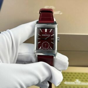 Jaeger-LeCoultre Reverso Tribute Monoface Small Seconds Q397846J Wine-red Dial Best Replica MGF 45.6×27.4mm