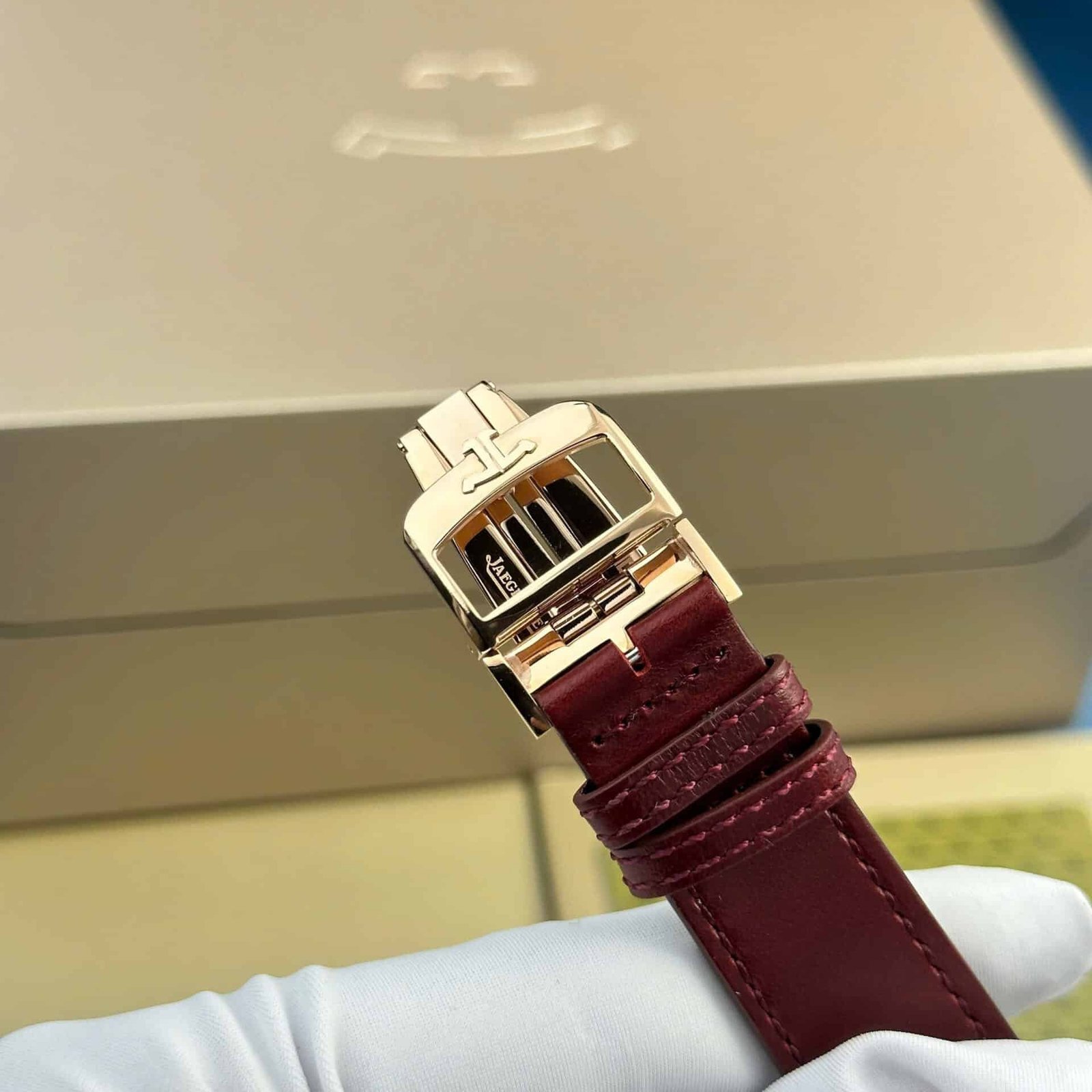 Jaeger – LeCoultre Reverso Tribute Monoface Small Seconds Q713256J Rose Gold Wine-red Dial Best Replica MGF 45.6×27.4mm - 图片 9