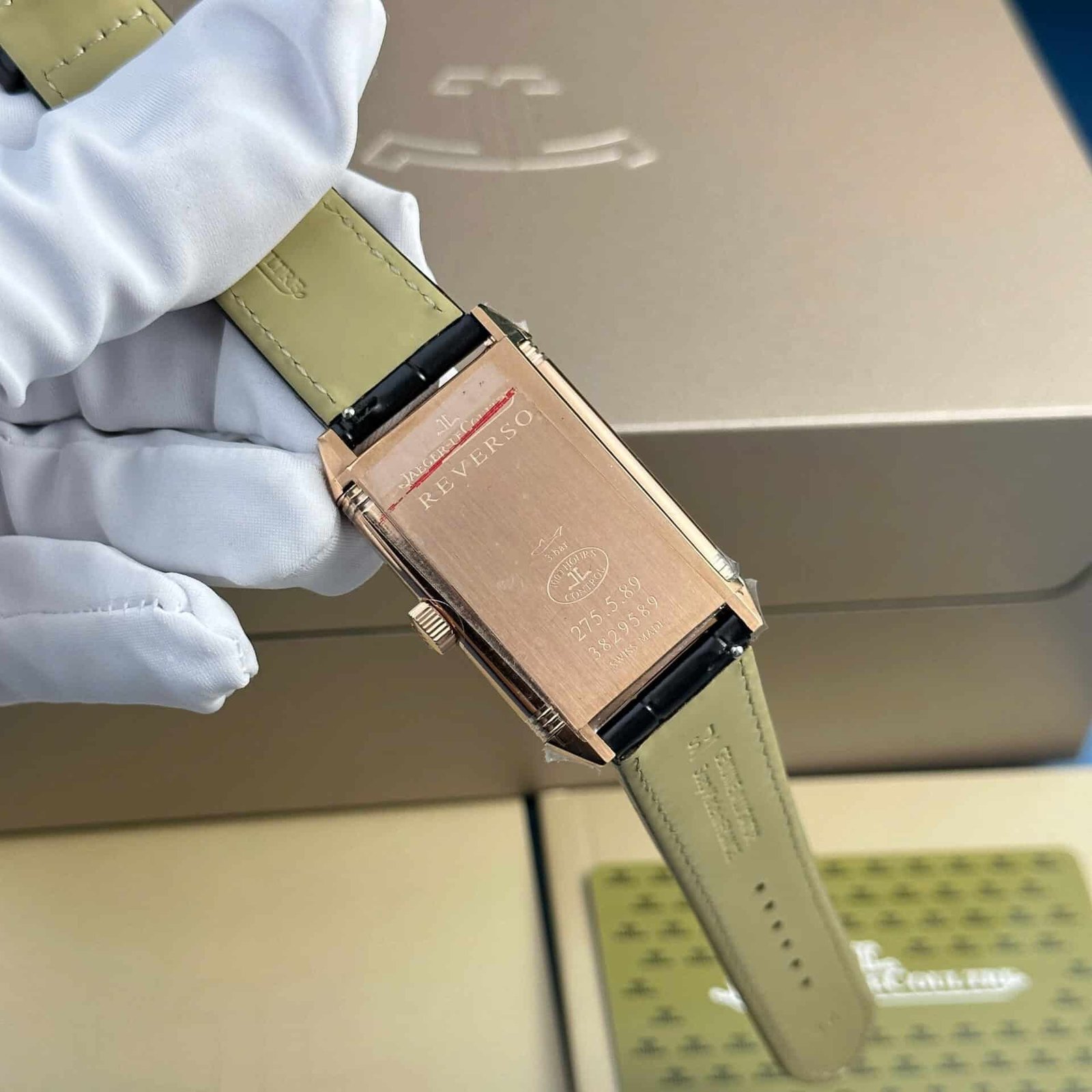 Jaeger – LeCoultre Reverso Tribute Monoface Small Seconds Q7132521 Rose Gold Silver Dial Best Replica MGF 45.6×27.4mm - 图片 7