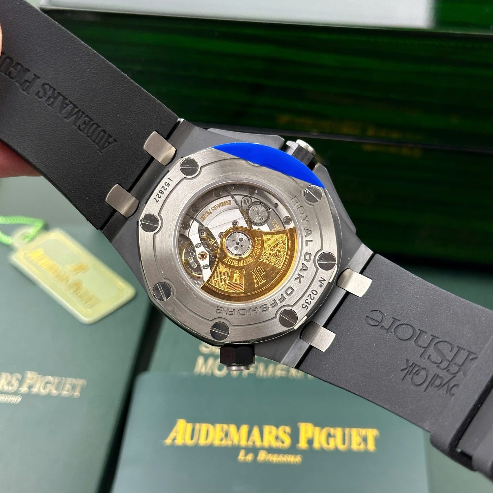 Audemars Piguet Royal Oak Offshore Diver 15707CE Black Dial Black Ceramic Rubber Best Replica APSF 42mm - 图片 7