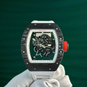 Richard Mille RM055 Bubba Watson Carbon Fiber White Legend Best Replica ZF 42.7 x 49.9mm