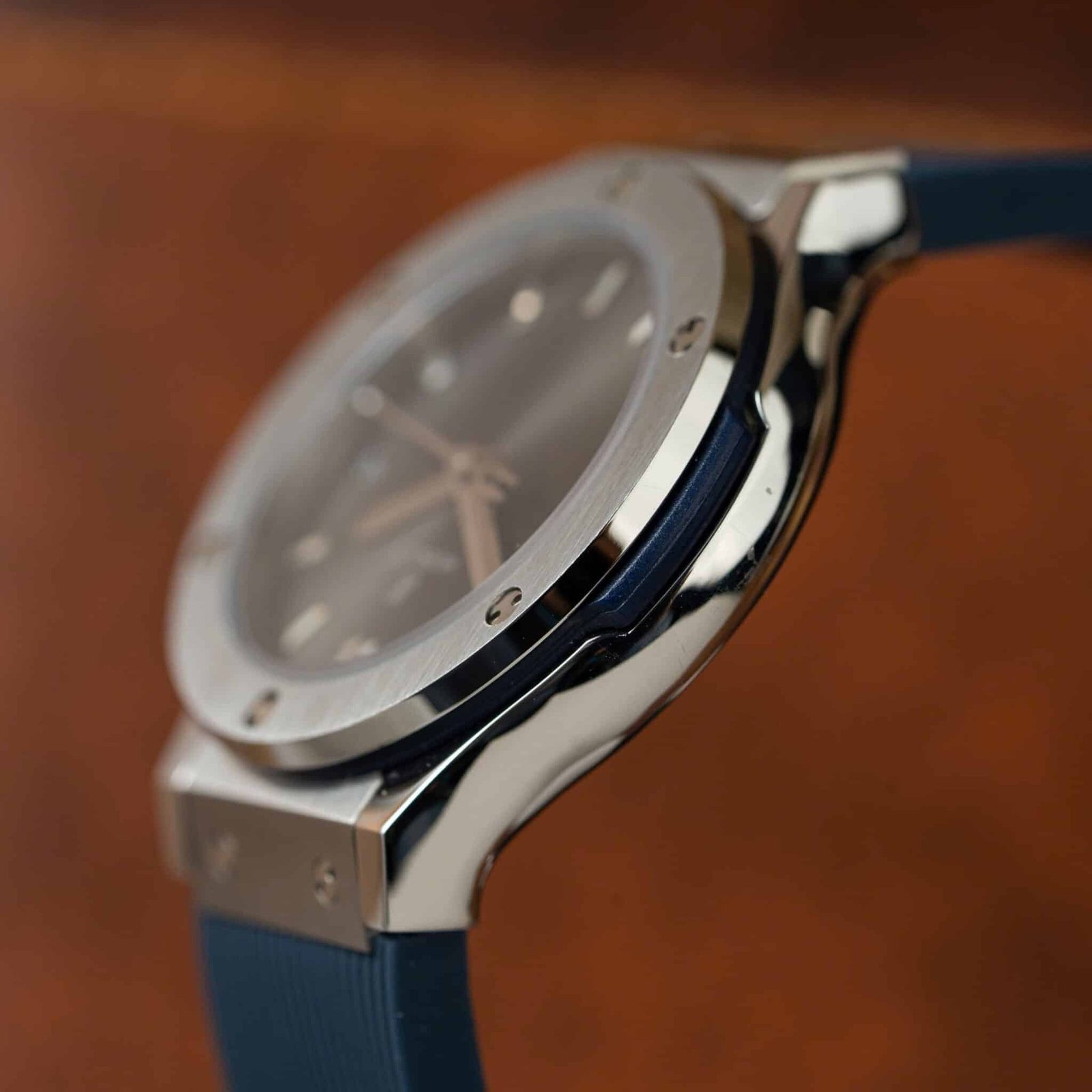 Hublot Classic Fusion Titanium Grey Dial Rubber Lady Watch Replica 33mm - 图片 6