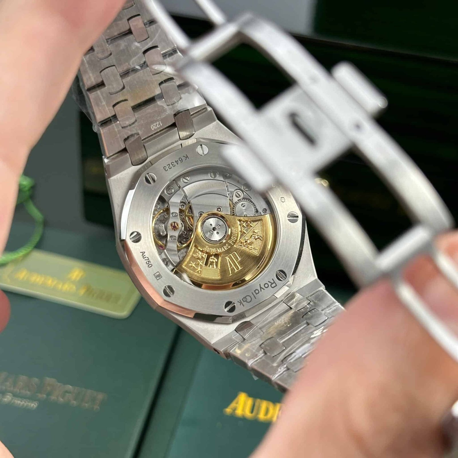 Audemars Piguet Royal Oak 15454BC Frosted White Gold White Dial Best Replica APSF 37mm - 图片 7