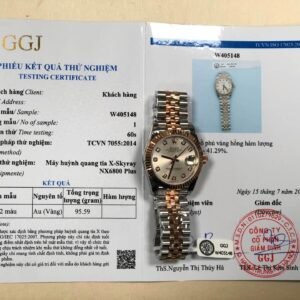 Rolex Datejust 278271 Sundust Dial Two Tone 10K Rose Gold Wrapped Jubilee Best Replica 31mm