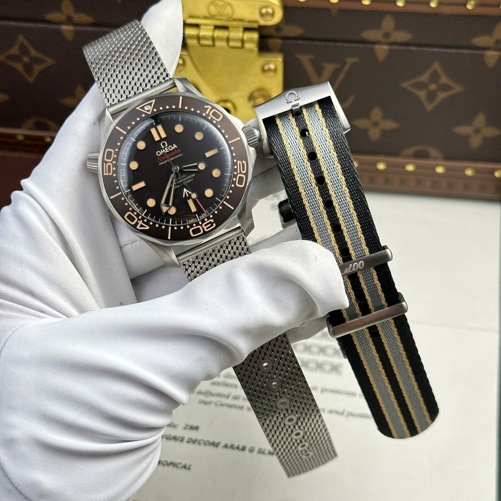 Omega Seamaster James Bond 007 No Time To Die Titanium Best Replica VSF 42mm - 图片 2