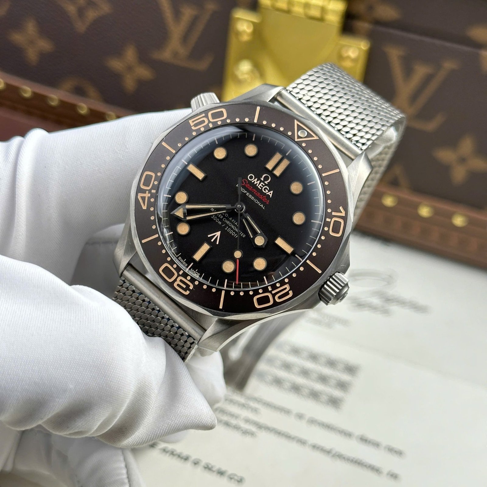 Omega Seamaster James Bond 007 No Time To Die Titanium Best Replica VSF 42mm - 图片 3
