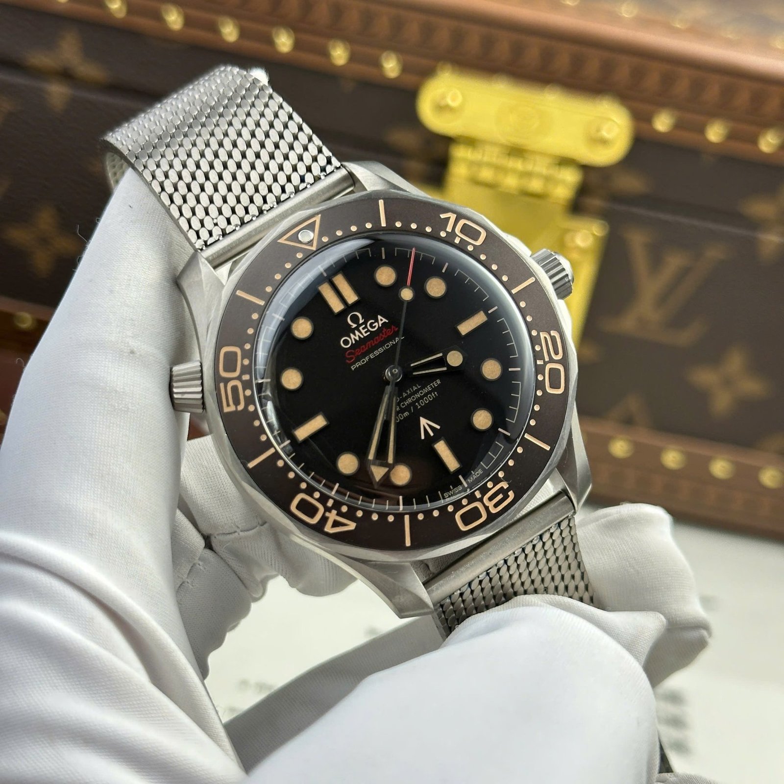 Omega Seamaster James Bond 007 No Time To Die Titanium Best Replica VSF 42mm - 图片 4