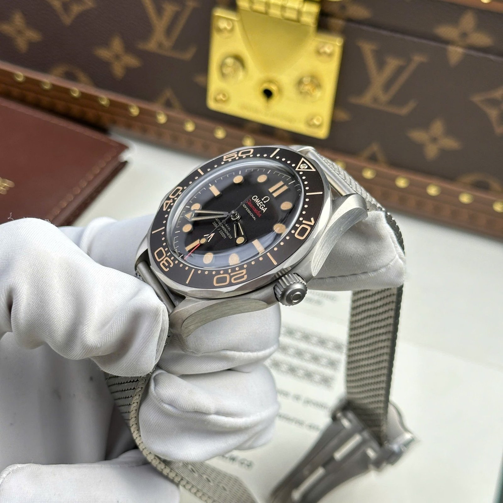 Omega Seamaster James Bond 007 No Time To Die Titanium Best Replica VSF 42mm - 图片 6