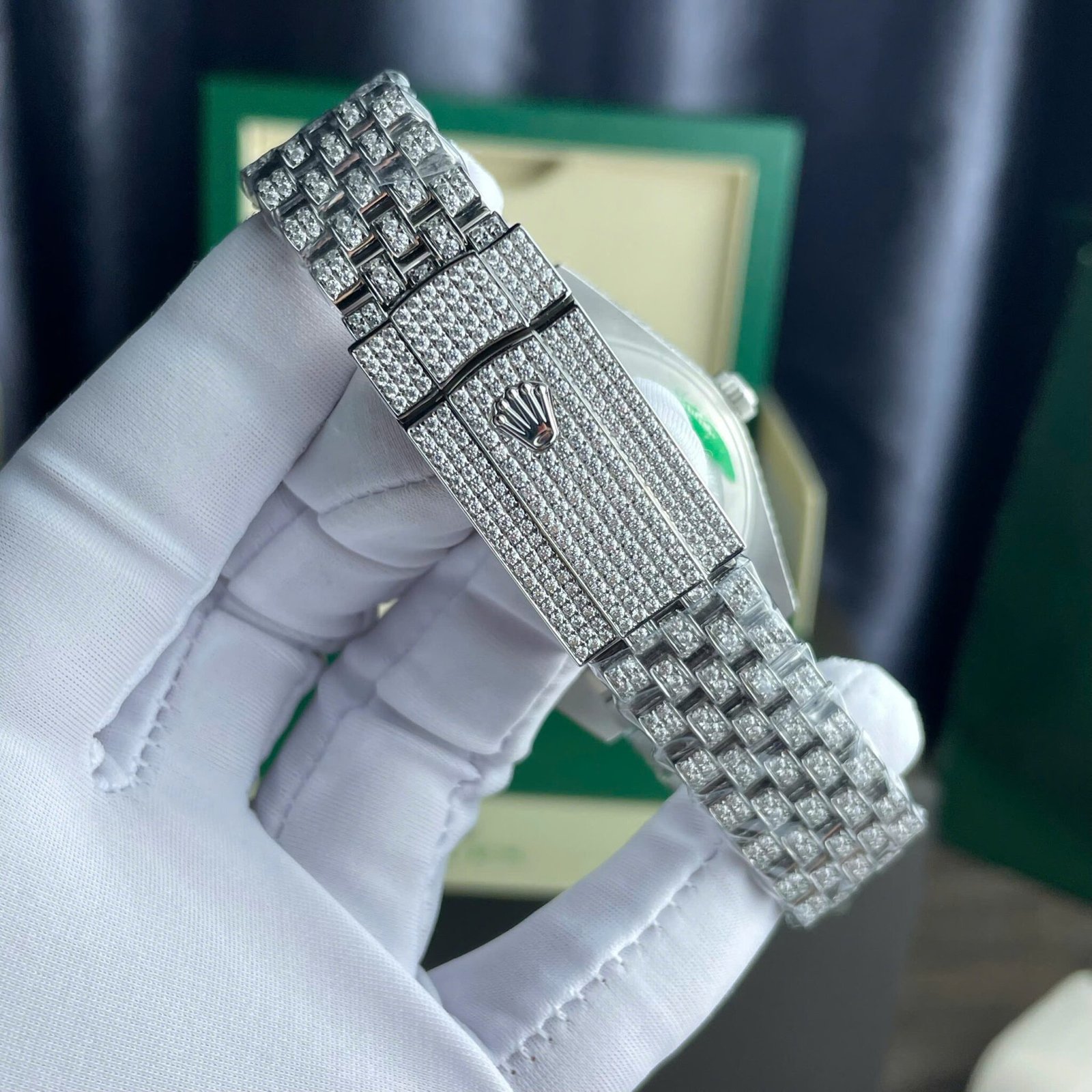Rolex Datejust 41 Iced Out Moissanite Rainbow Jubilee Best Quality Replica 41mm - 图片 9
