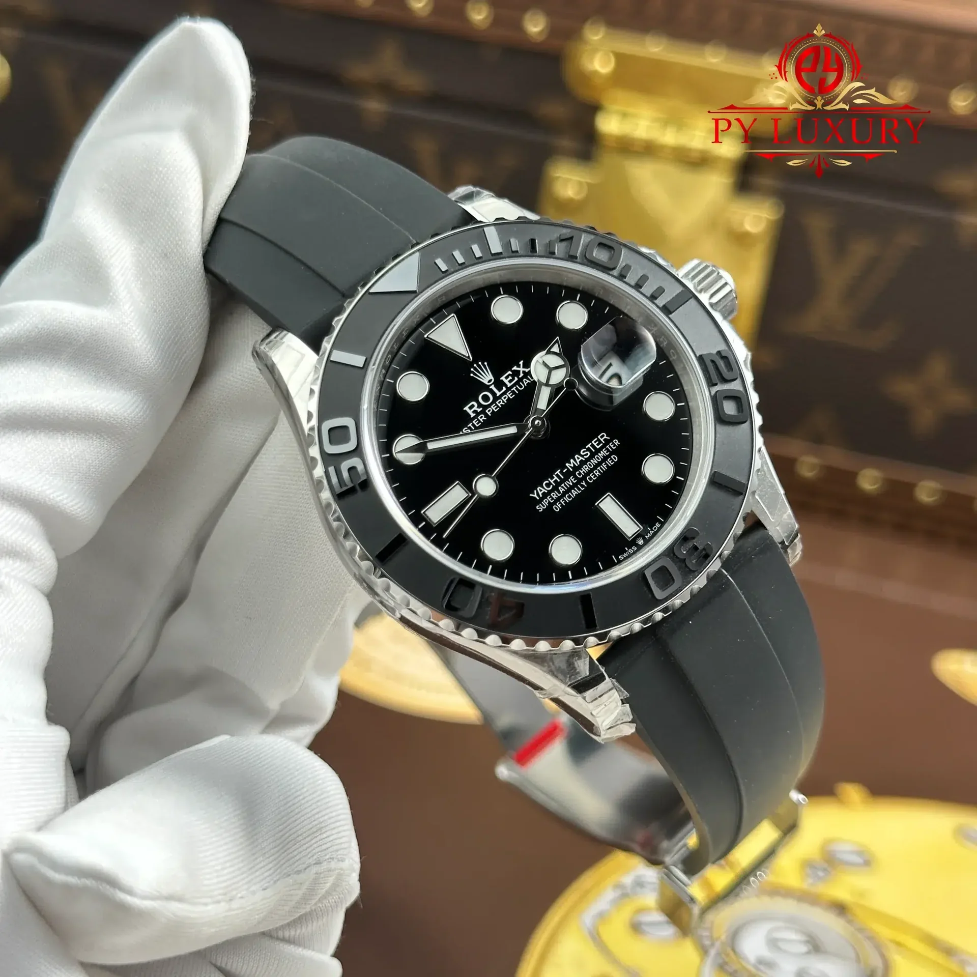 Rolex Yacht-Master 226659-0002 Black Dial Oysterflex V3 149g Super Clone VSF 42mm - 图片 2