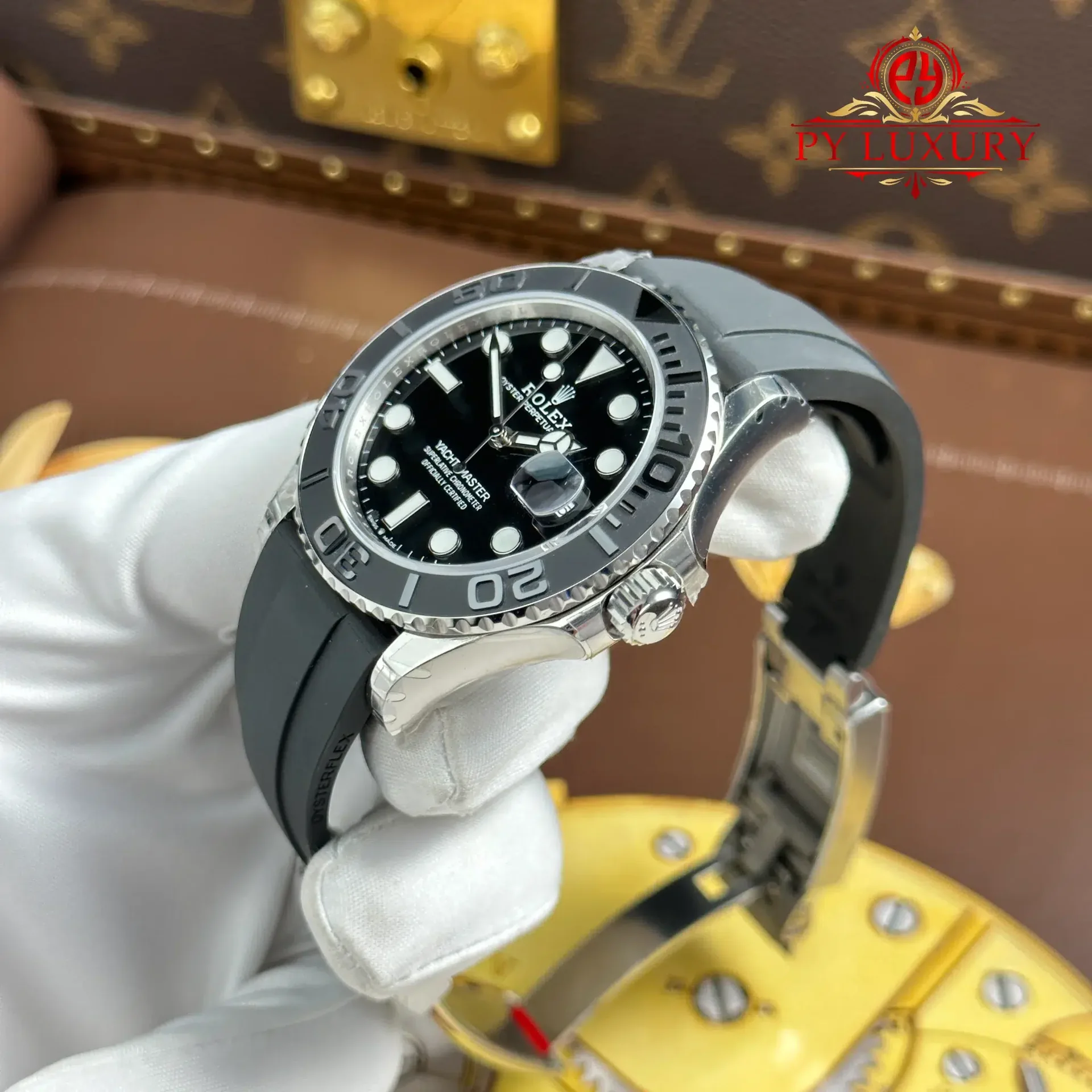 Rolex Yacht-Master 226659-0002 Black Dial Oysterflex V3 149g Super Clone VSF 42mm - 图片 3