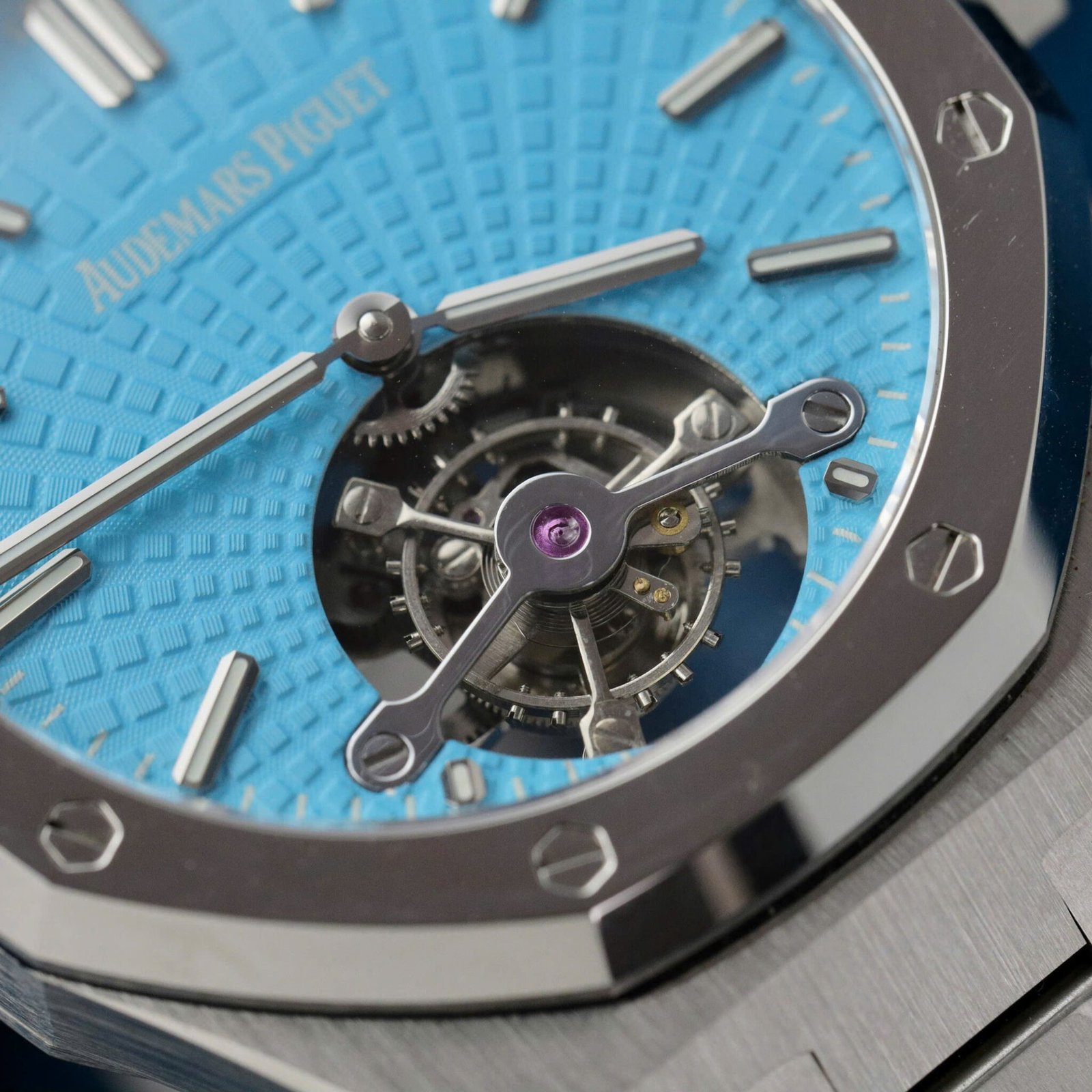 Audemars Piguet Royal Oak Tourbillon Tiffany Blue Dial Best Quality Replica 41mm - 图片 5