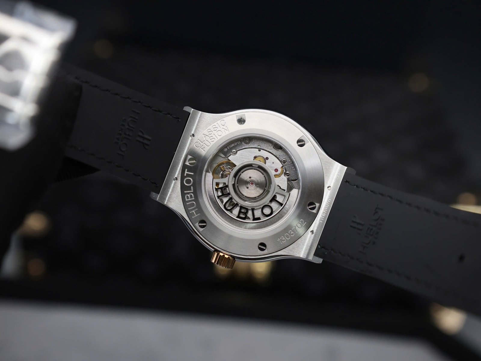 Hublot Classic Fusion Titanium King Gold Black Dial Best Replica 42mm - 图片 7