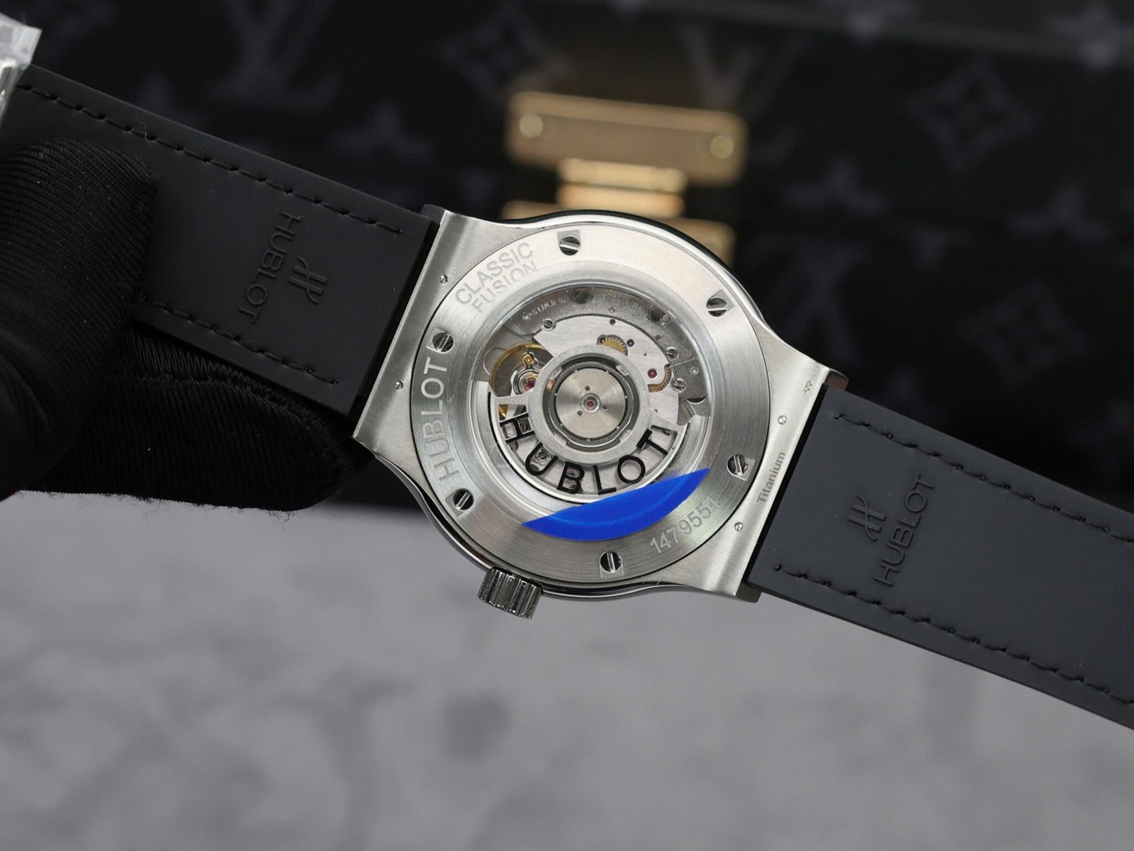 Hublot Classic Fusion Titanium White Dial Leather Strap 1:1 Copy 42mm - 图片 8