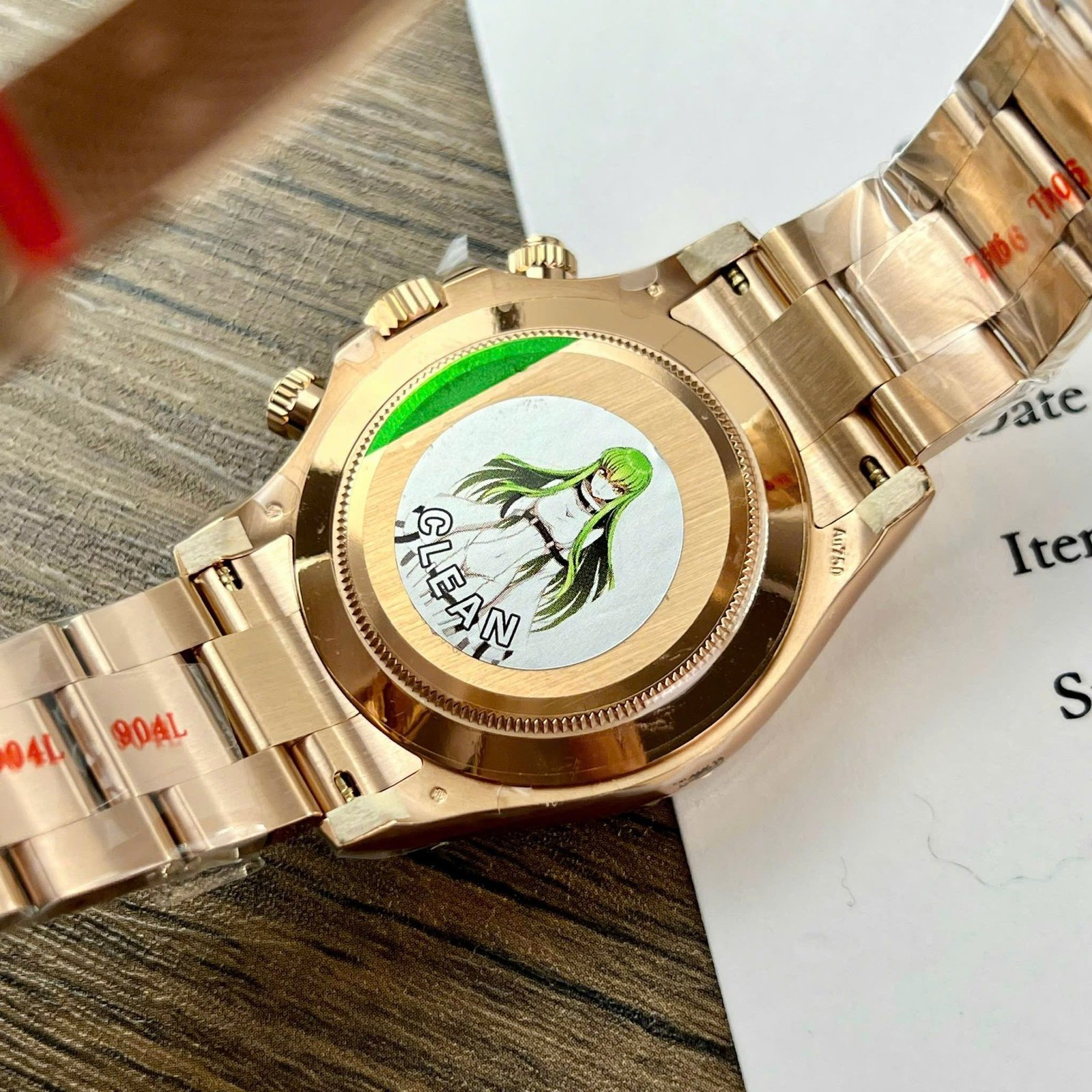 Rolex Daytona 116505-0017 “Sundust Dial” with Baguette-Diamond Index Replica Clean Factory 40mm - 图片 7