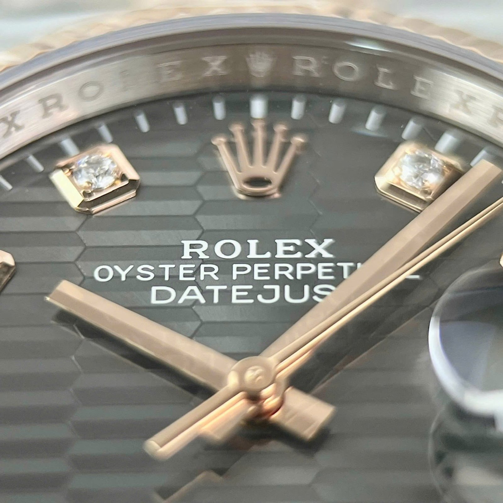 Rolex Datejust 126231 Two Tone Grey Motif Diamond Dial Jubilee 1:1 Best Replica VSF 36mm - 图片 5