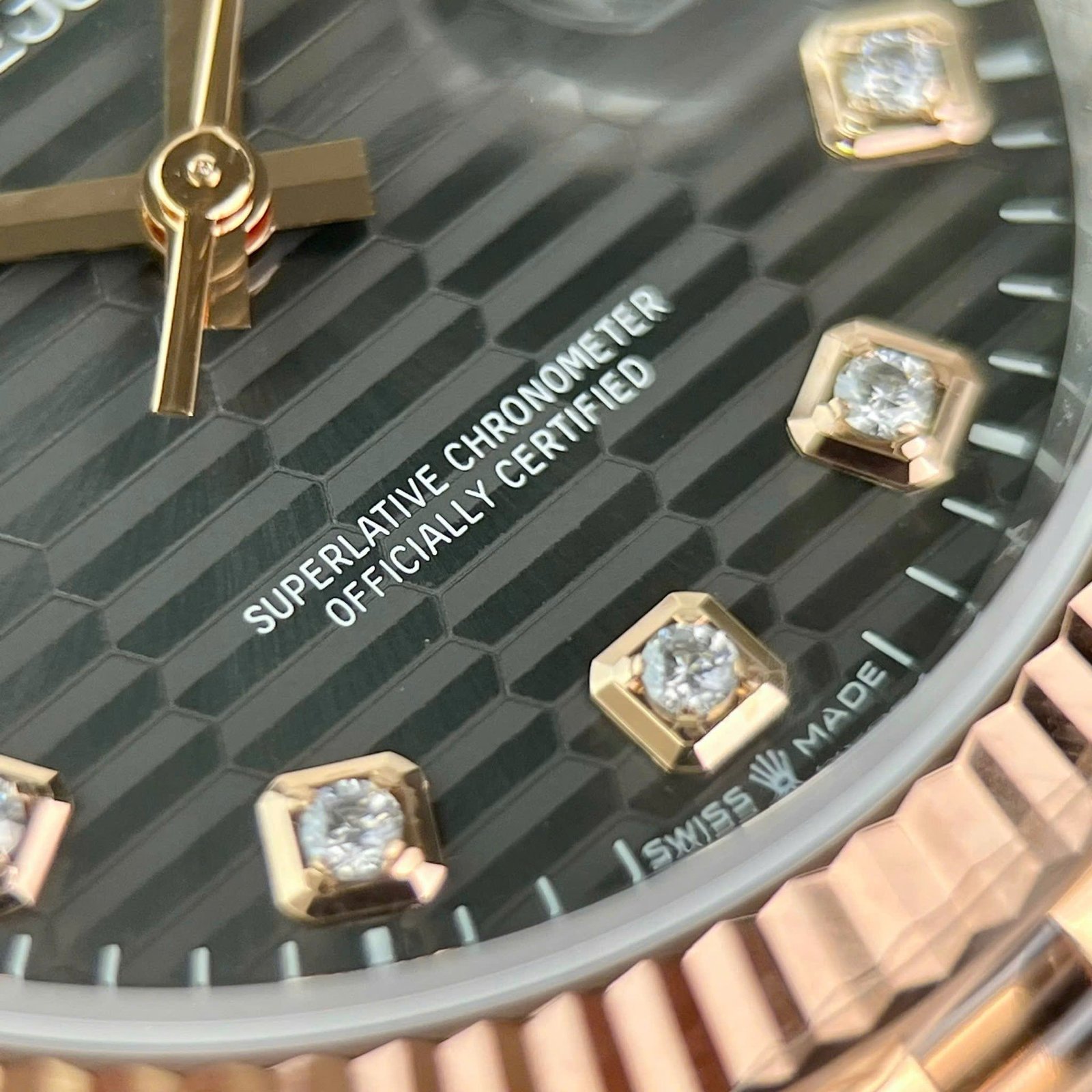 Rolex Datejust 126231 Two Tone Grey Motif Diamond Dial Jubilee 1:1 Best Replica VSF 36mm - 图片 6