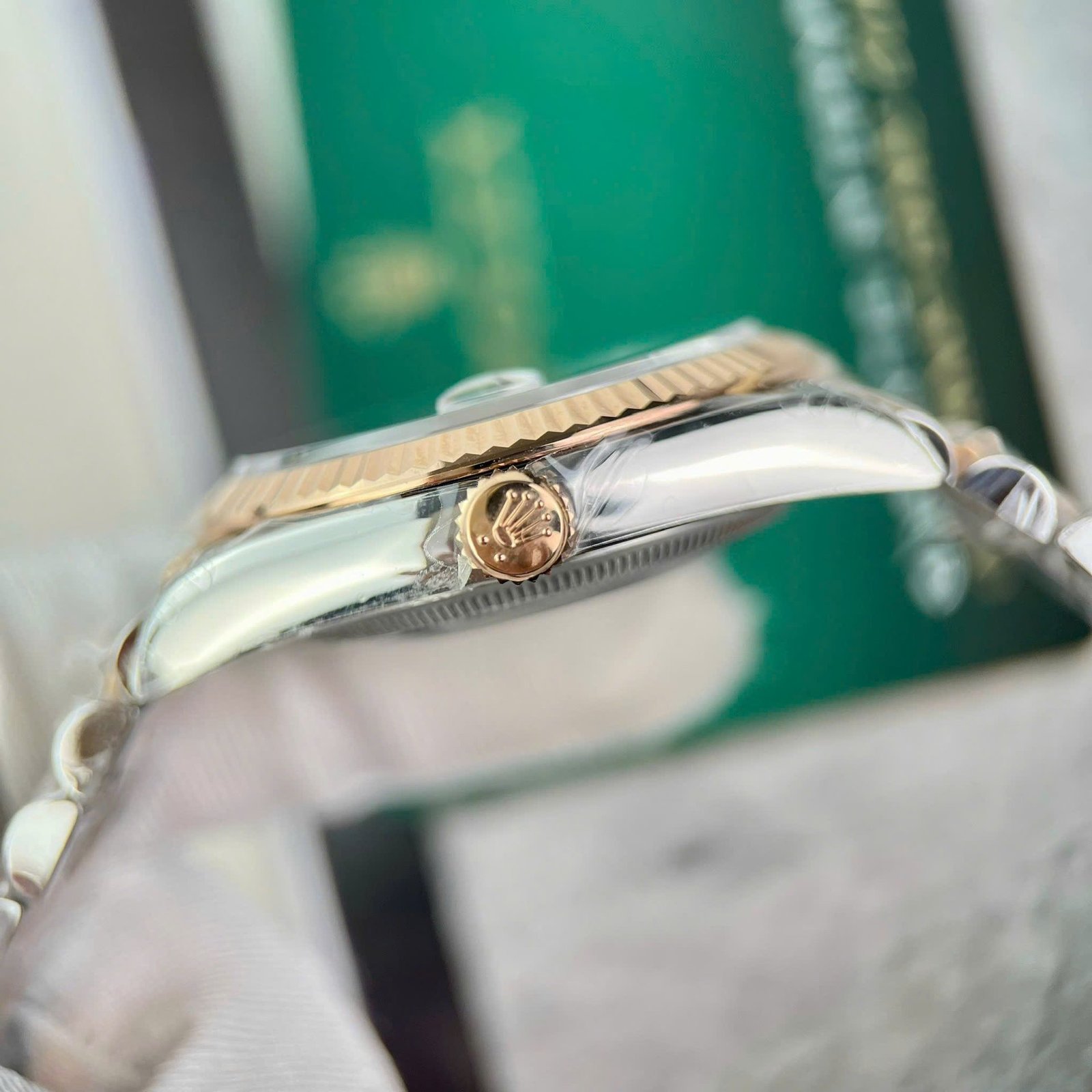 Rolex Datejust 126231 Two Tone Grey Motif Diamond Dial Jubilee 1:1 Best Replica VSF 36mm - 图片 8