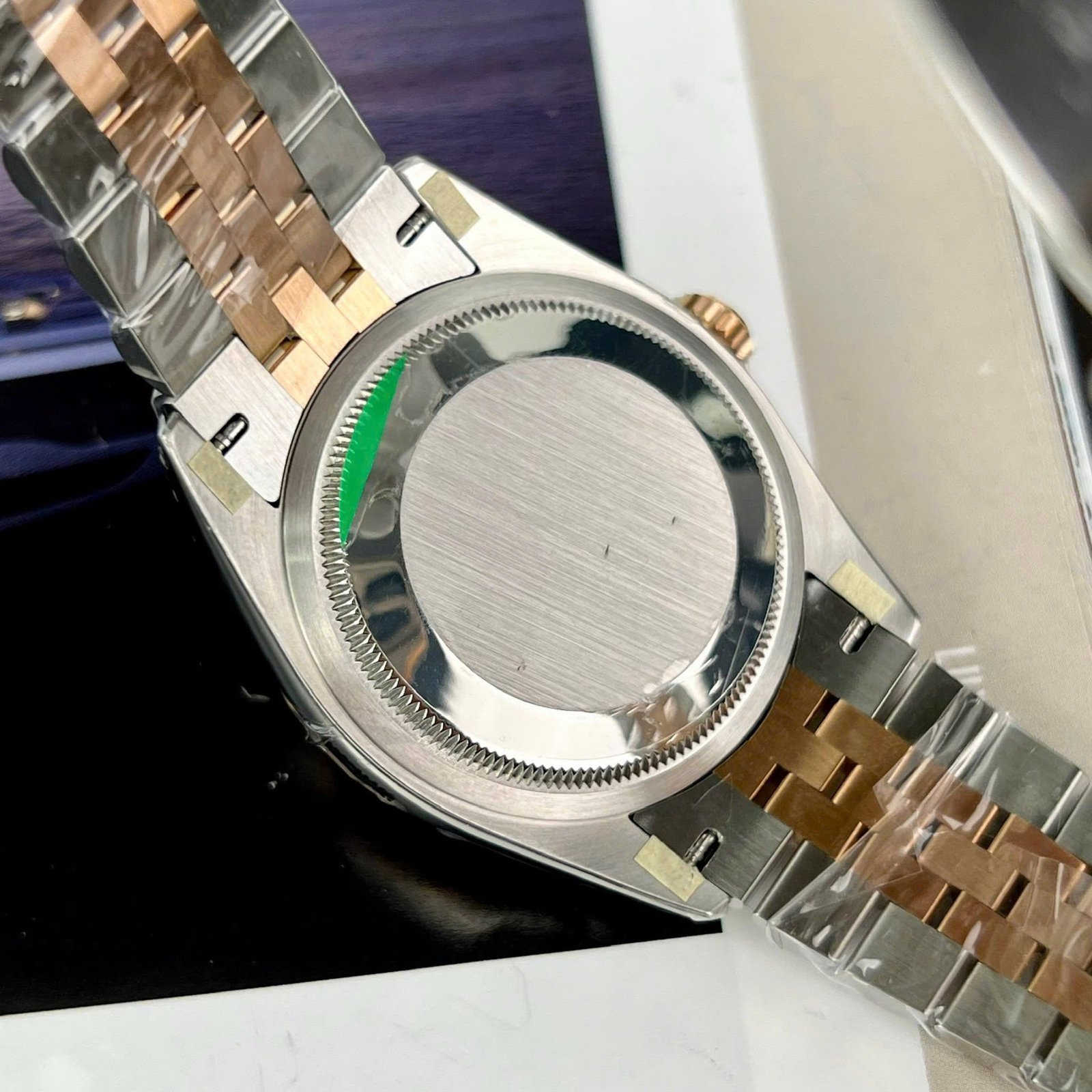 Rolex Datejust 126231 Two Tone Grey Motif Diamond Dial Jubilee 1:1 Best Replica VSF 36mm - 图片 9