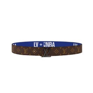 LOUIS VUITTON X NBA 3 STEPS 40MM REVERSIBLE MONOGRAM CANVAS BELT - B98