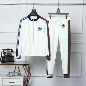 Adidas x Gucci Viscose Zip-up Tracksuit Set - GJ034