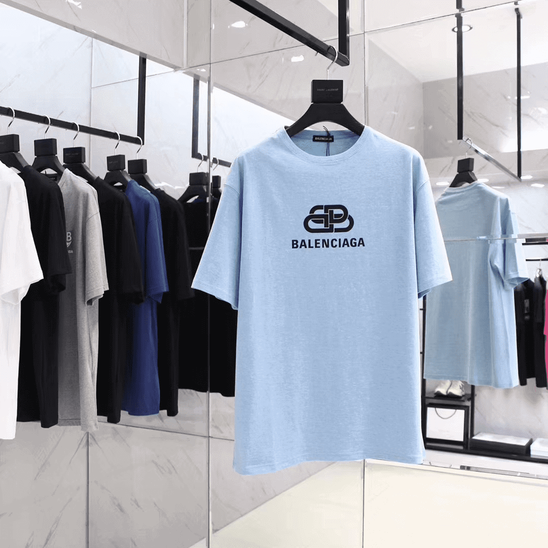 BALENCIAGA BB LOGO T-SHIRT – BB35 - 图片 2