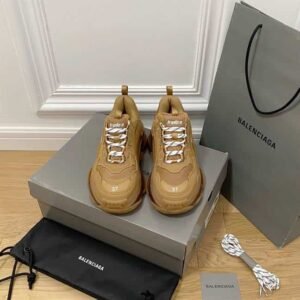 BALENCIAGA MEN'S TRIPLE S SNEAKER CLEAR SOLE - BB184