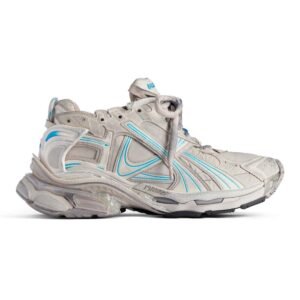 BALENCIAGA RUNNER SNEAKER IN TAUPE/BLUE - BB264