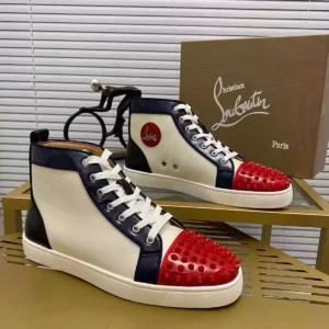 CHRISTIAN LOUBOUTIN HIGH-TOP SNEAKER - CL176