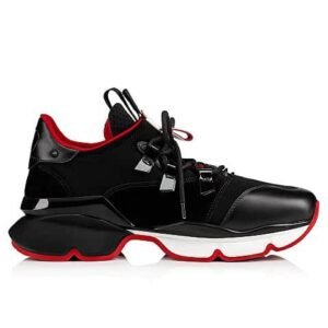 CHRISTIAN LOUBOUTIN RED- RUNNER SNEAKER - CL58