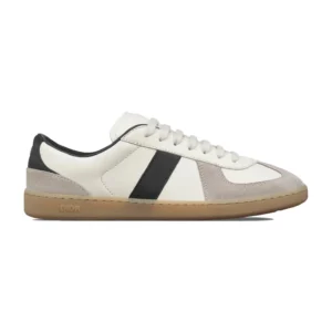 DIOR B01 MATCHPOINT SNEAKERS BLACK AND WHITE SMOOTH CALFSKIN WITH GRAY SUEDE – CD225