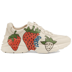GUCCI RHYTON SNEAKER WITH STRAWBERRY