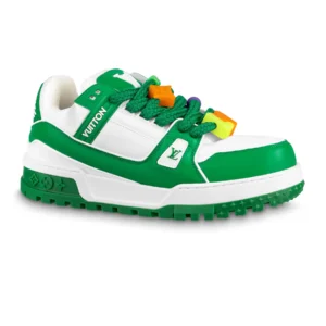 LOUIS VUITTON LV TRAINER MAXI SNEAKERS IN GREEN – LSVT333