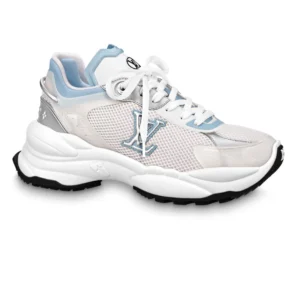 LOUIS VUITTON RUN 55 SNEAKERS IN WHITE AND BLUE – LSVT356
