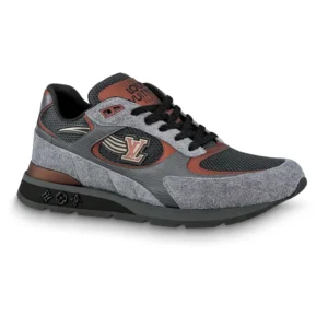 LOUIS VUITTON RUN AWAY SNEAKERS IN GREY AND BLACK – LSVT359
