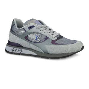 LOUIS VUITTON RUN AWAY SNEAKERS IN GREY AND PURPLE – LSVT358