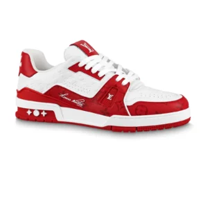 LOUIS VUITTON TRAINE SNEAKERS IN RED – LSVT381