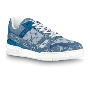 VIRGIL ABLOH WRAPS LOUIS VUITTON 408 SNEAKER IN DENIM - LV122